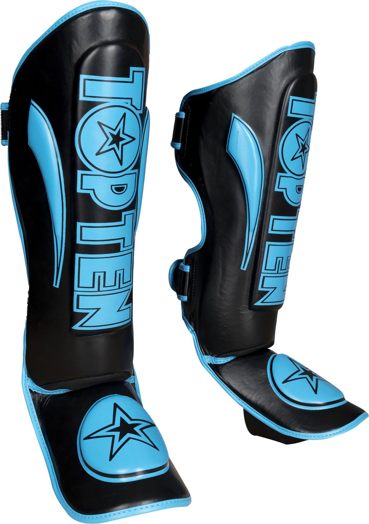 Top Ten Shin Guards Superlight - Negro/Azul