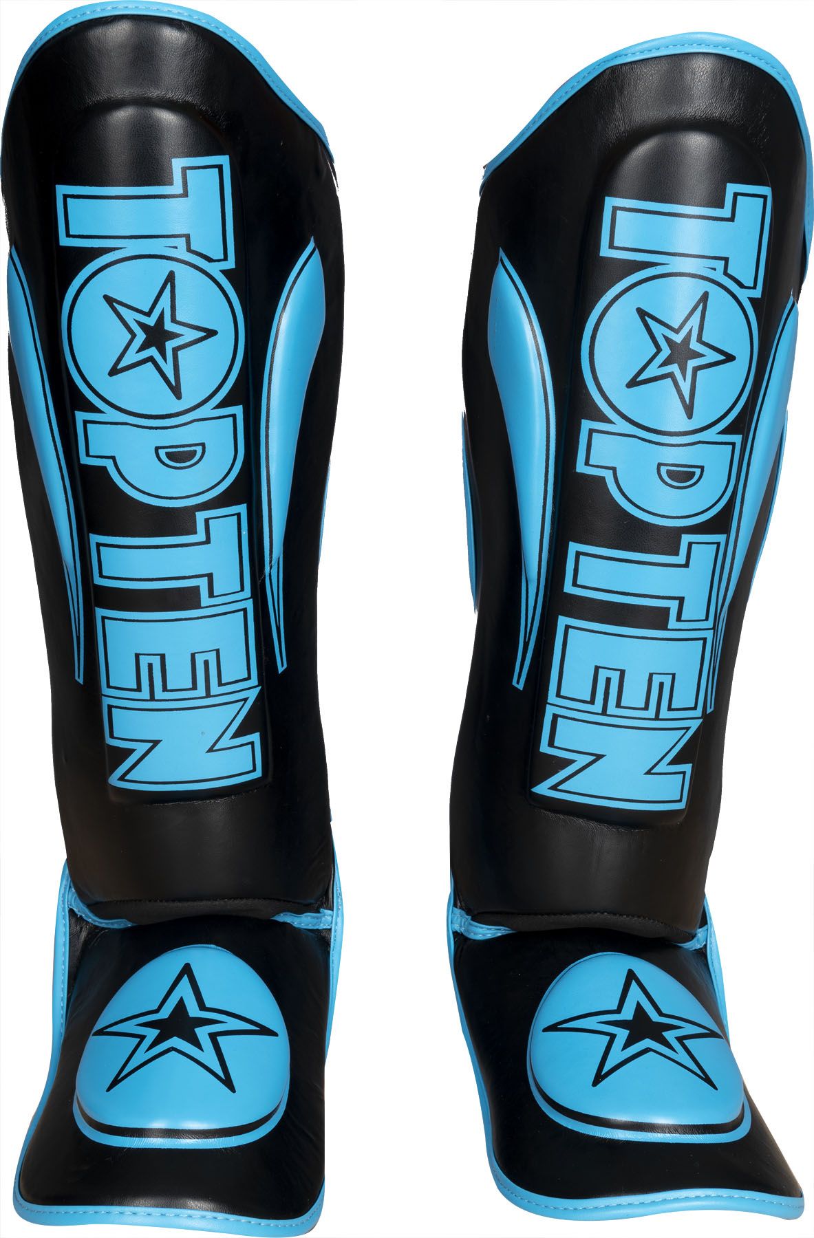 Top Ten Shin Guards Superlight - Negro/Azul