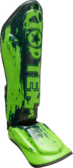 Top Ten Shin e Instep Guard "Power Ink" - Verde