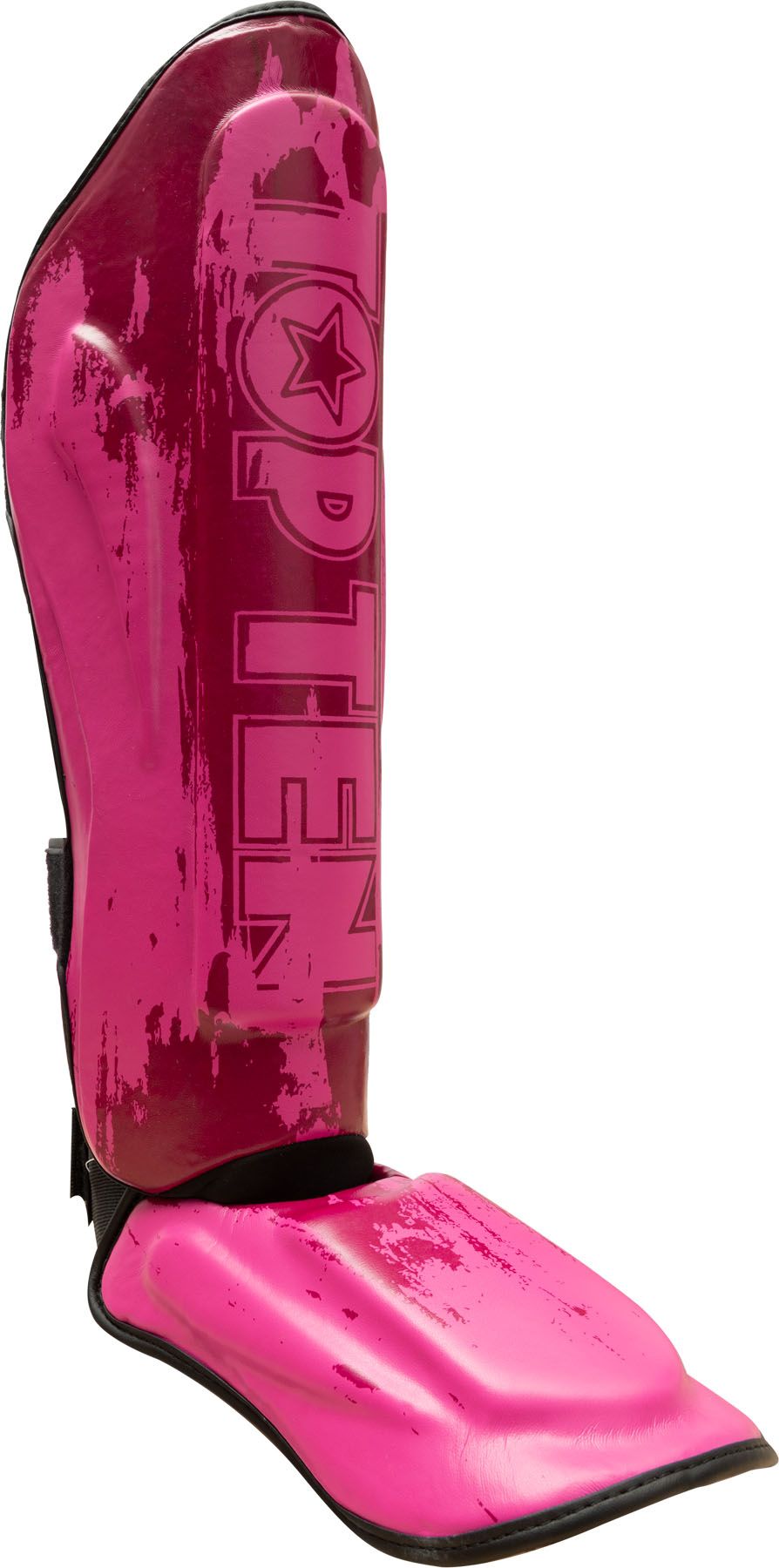 Top Ten Shin e Instep Guard "Power Ink" - Pink