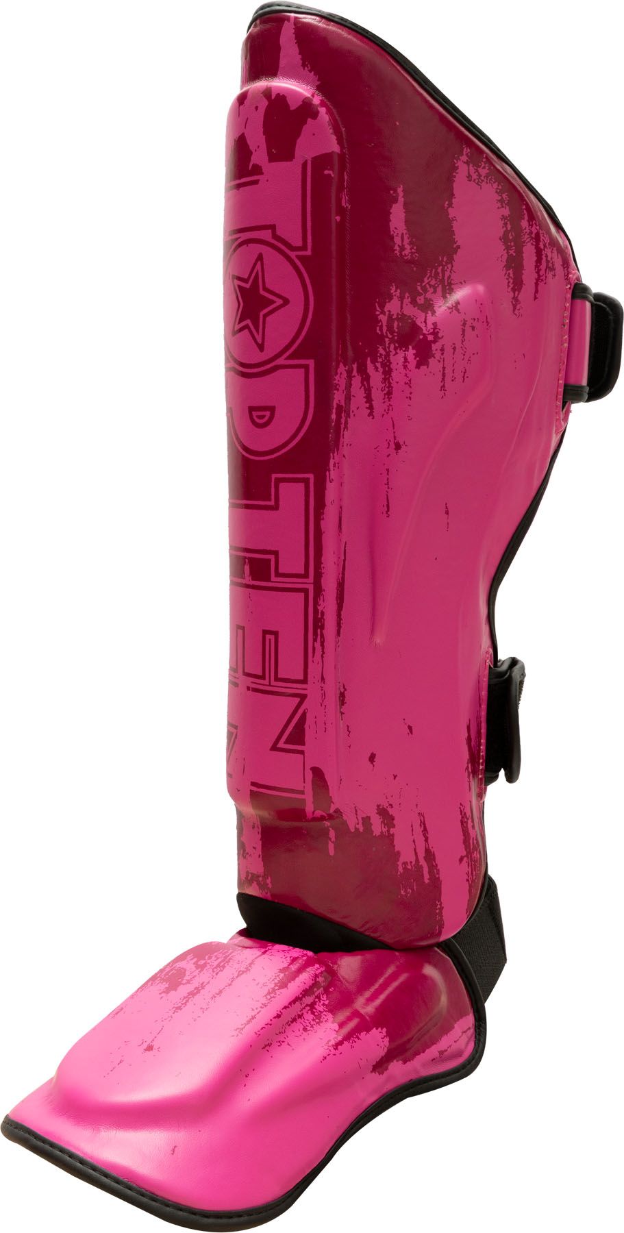 Top Ten Shin e Instep Guard "Power Ink" - Pink