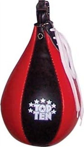 Top Ten Boxing Pear Speed Ball - rouge/noir, 1122-40