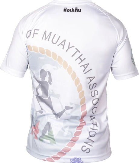 T-shirt d'entraînement Top Ten IFMA Royal Muay - blanc
