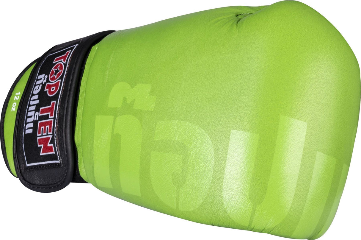 Top Ten IFMA gants de boxe Ajarn - vert