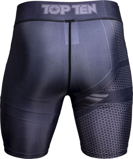 Top Diez mallas cortas Combate - Negro