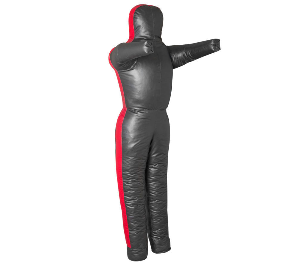 Zweibeiniges Trainingsmannequin, schwarz/rot, 0127P2N-BP