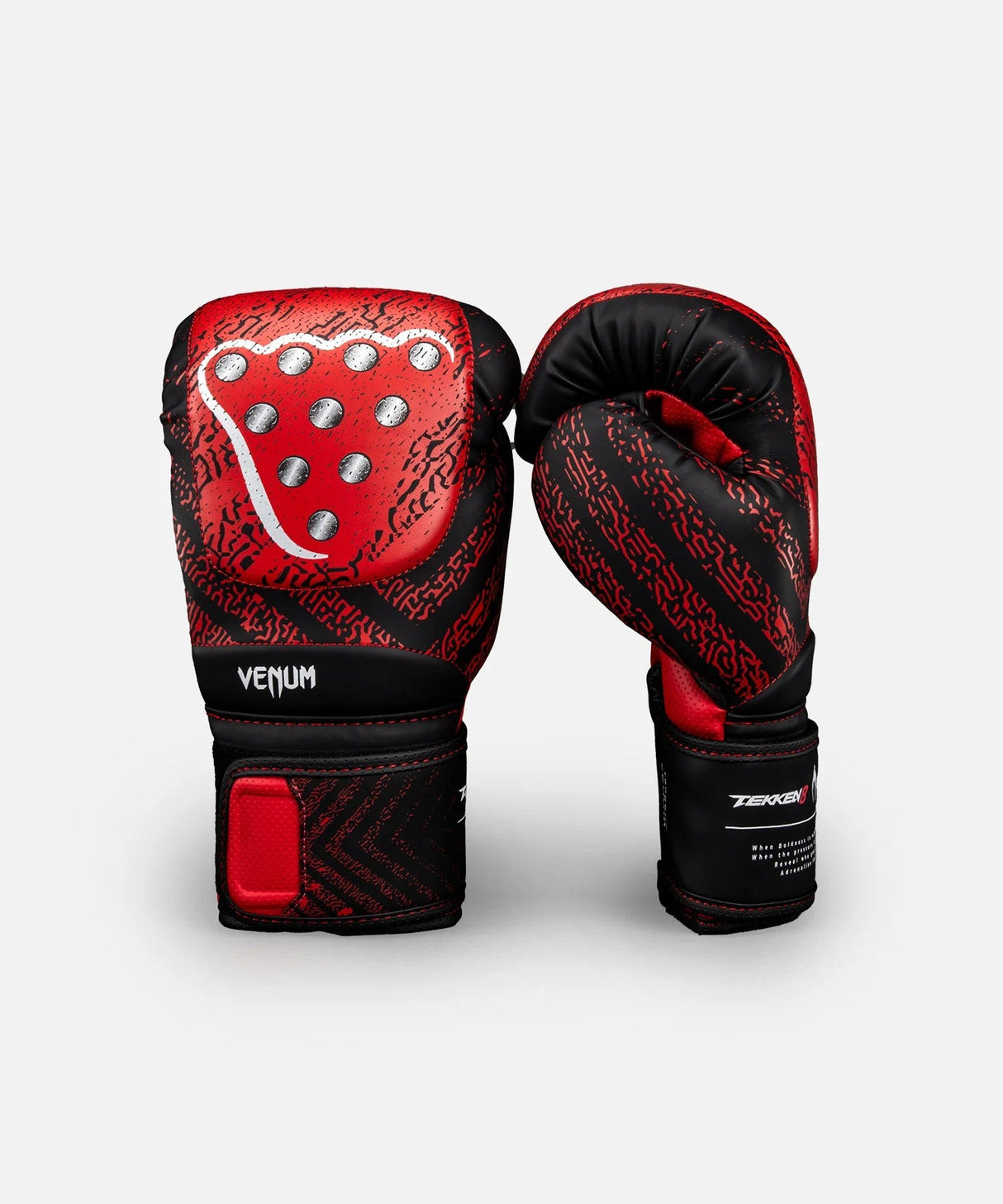 Venum x TEKKEN 8 Boxhandschuhe – Rot/Schwarz, VENUM-06221-207
