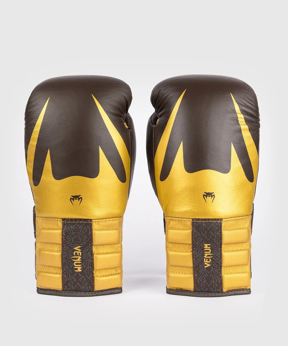 Guantes de boxeo de reverso de venos-marrón/oro, venum-05411-058