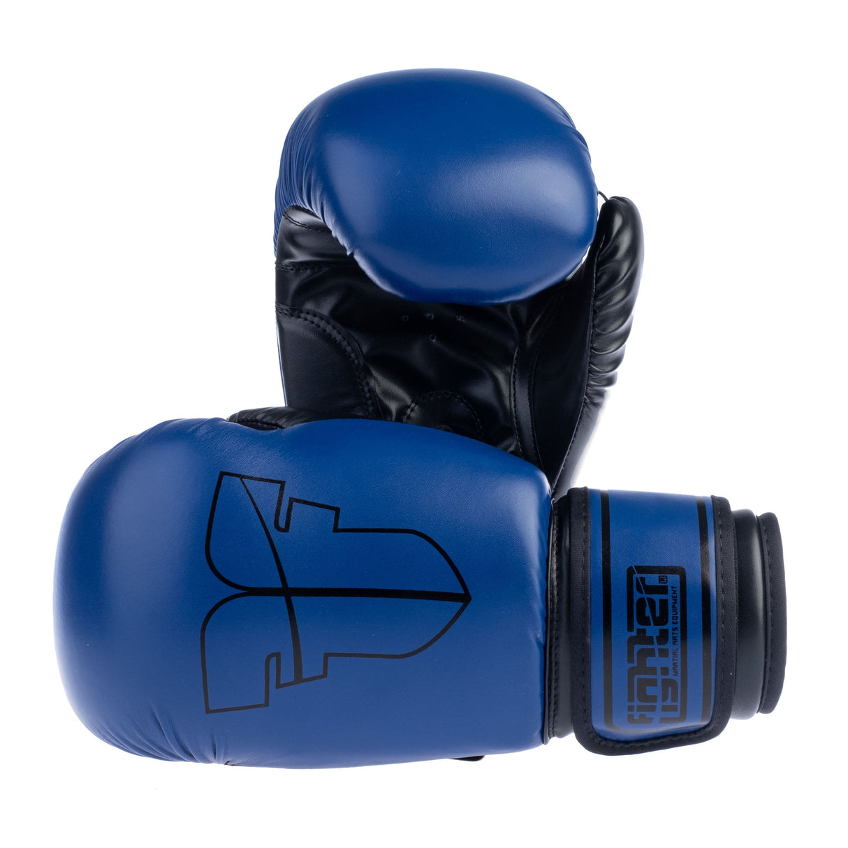 Guantes básicos de luchador-Azul/Negro, 1376APU-OTL-0402