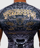 Venum Wolf Atak Short Sleeve Rashguard – Black/Grey, VENUM-06077-109