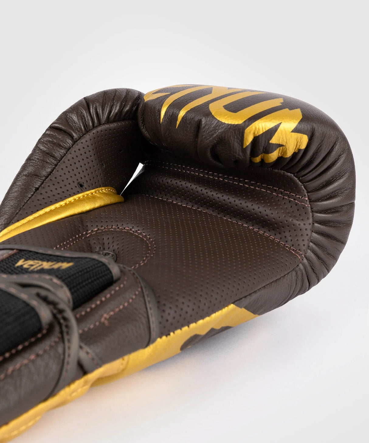 Guantes de boxeo de reverso de venos-marrón/oro, venum-05411-058