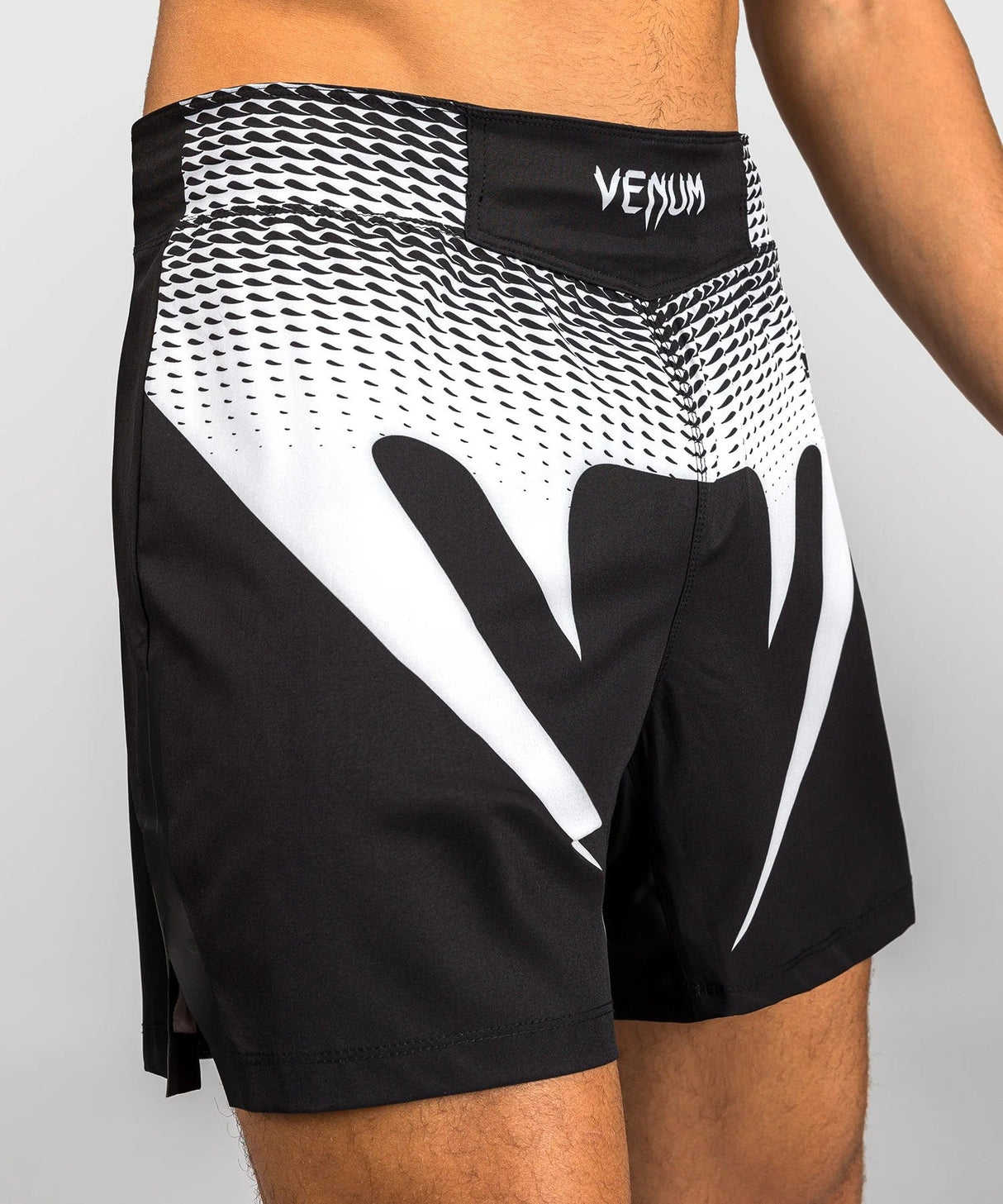 Short de combat Venum No Gi homologué IBJJF – noir/blanc, VENUM-05917-108
