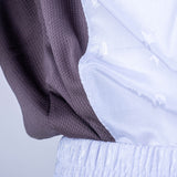 TOP TEN Arc d'uniforme de kickboxing - noir/gris/blanc, 16841-19