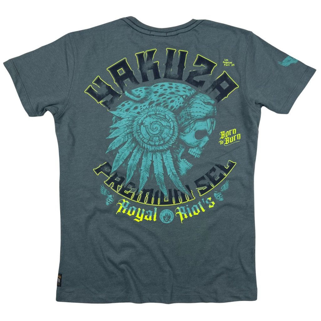 Camiseta premium de Yakuza - Azul, 3700