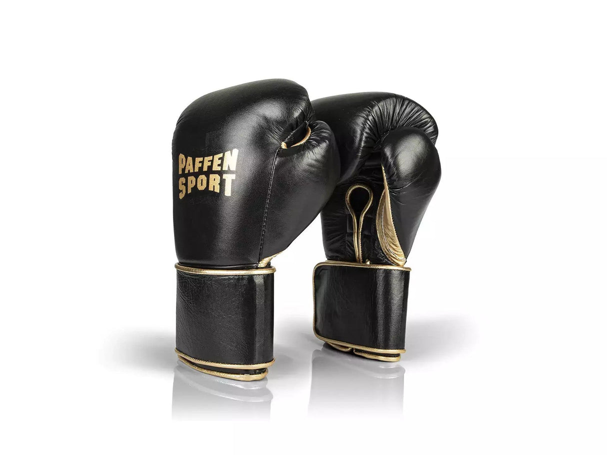 Paffen Sport PRO WIDE Boxing Gloves – black/gold, 2118760