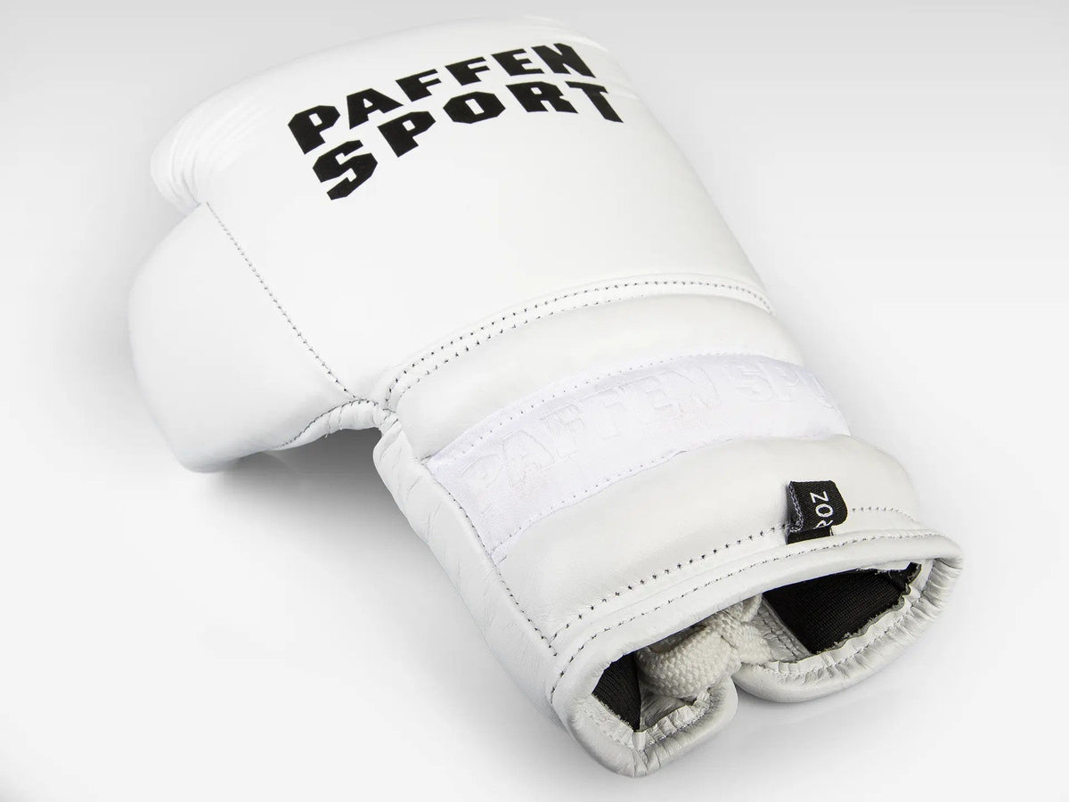 Guantes de boxeo Paffen Sport «PRO LACE X», blancos, 2192030