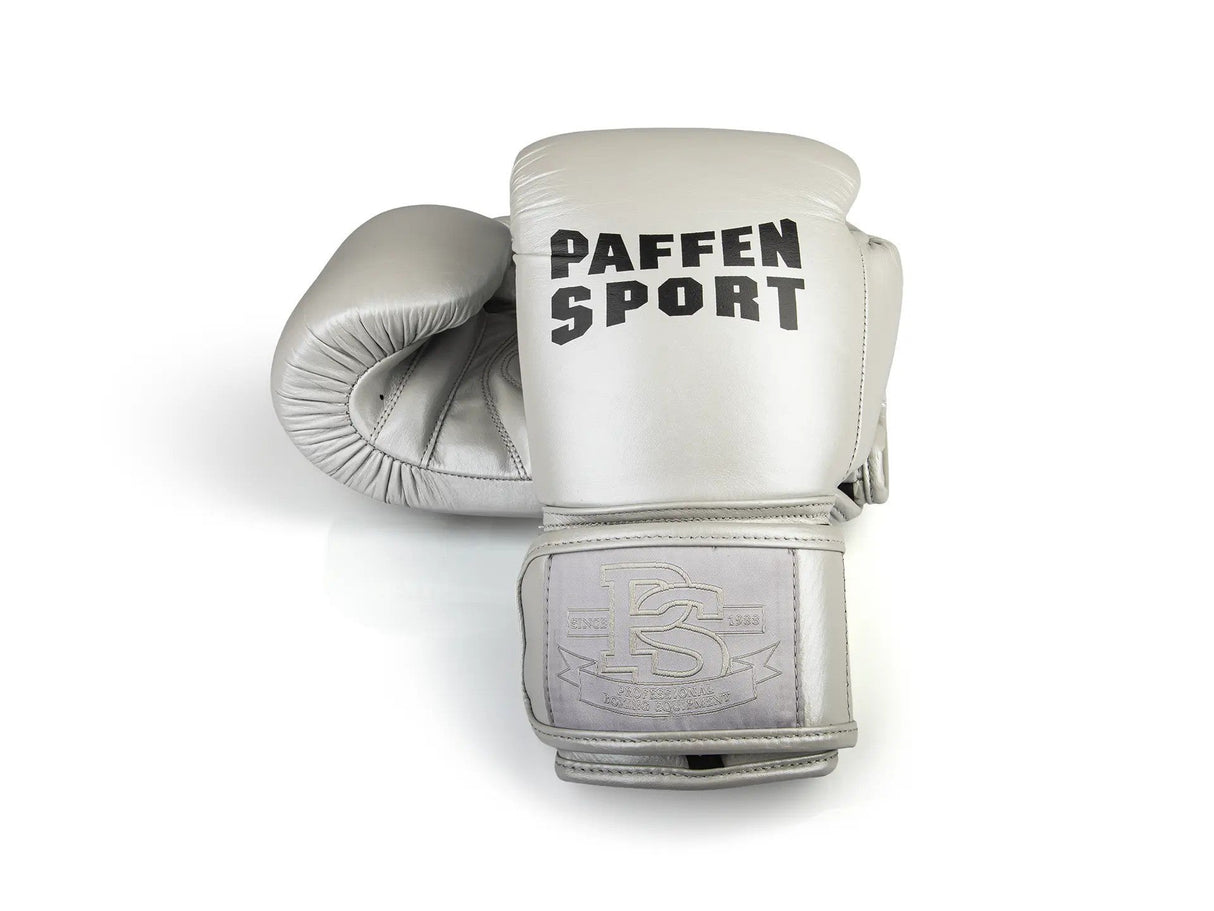 Paffen Sport „PRO KLETT“ Trainingsboxhandschuhe – Silber – 2193090