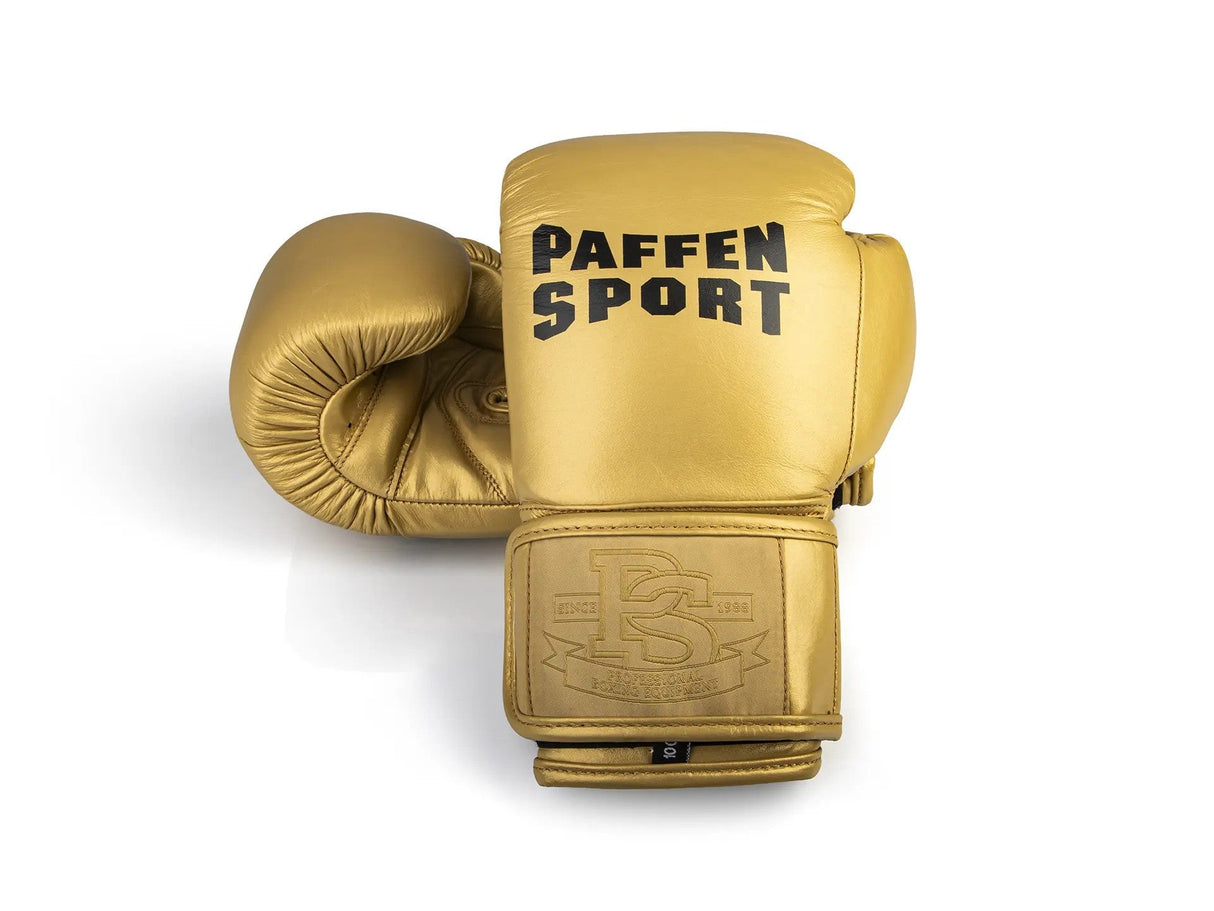 Paffen Sport “PRO KLETT” Training Boxing Gloves – Gold, 2193100