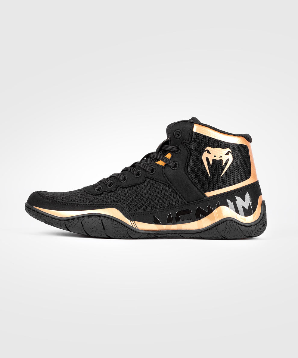 Venum Elite Wrestlingschuhe - schwarz/bronze, VENUM-05083-137