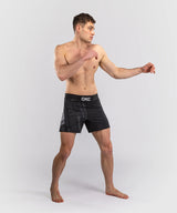 Fight Shorts Venum Karate Combat - Black/Grey, VENUM-06230-109