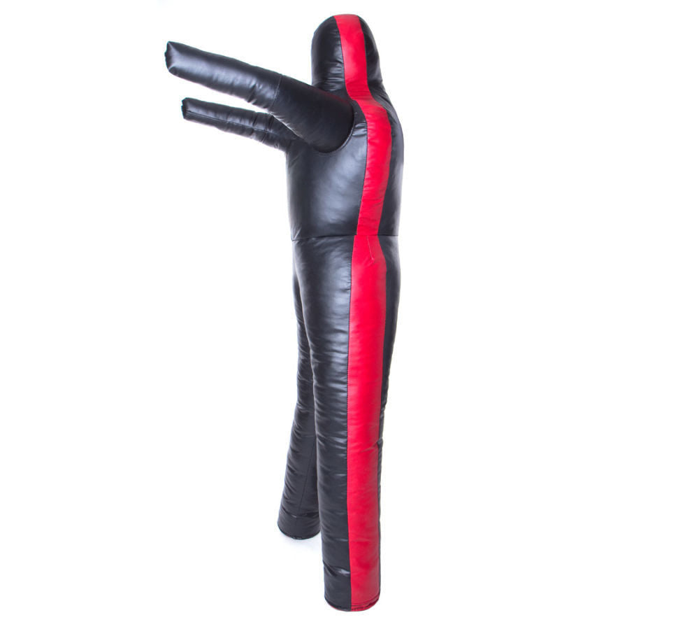 Zweibeiniges Trainingsmannequin, schwarz/rot, 0127P2N-BP