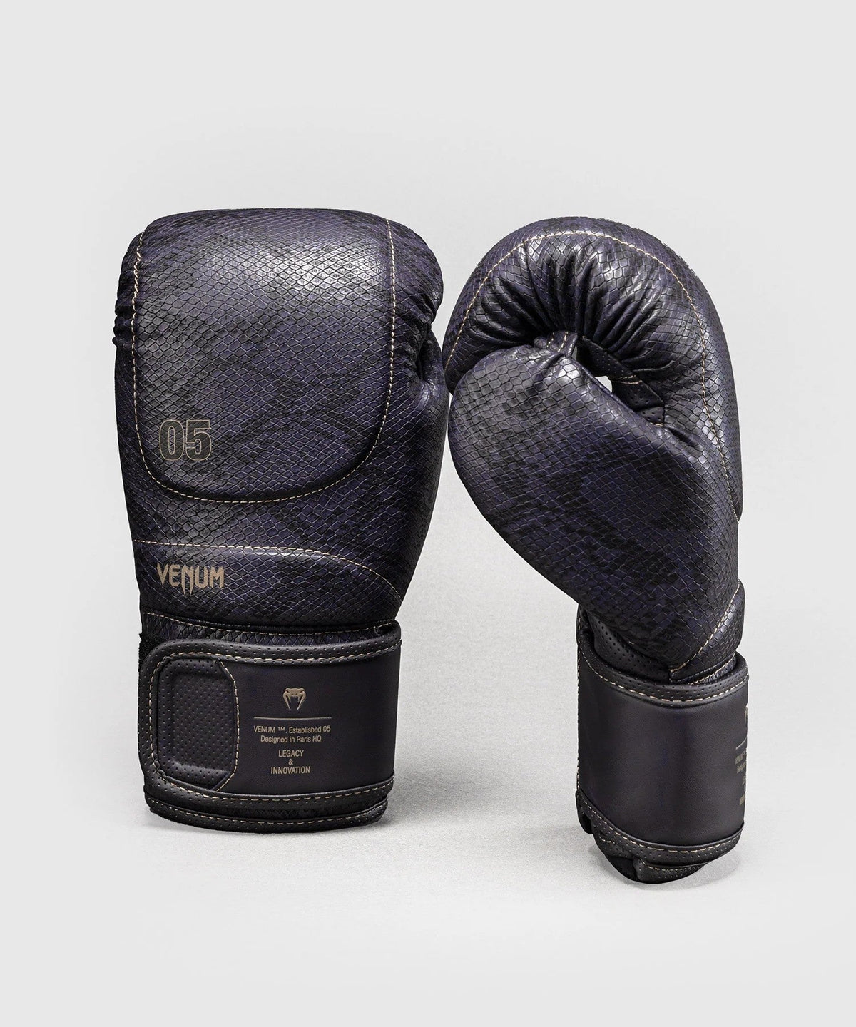 Guantes de boxeo Venum Impact Evo Scales – Morado oscuro, VENUM-05802-042