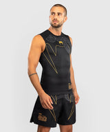 Venum Serpenti Men's Sleeveless Rashguard Tank Top – Black/Gold, VENUM-05748-109