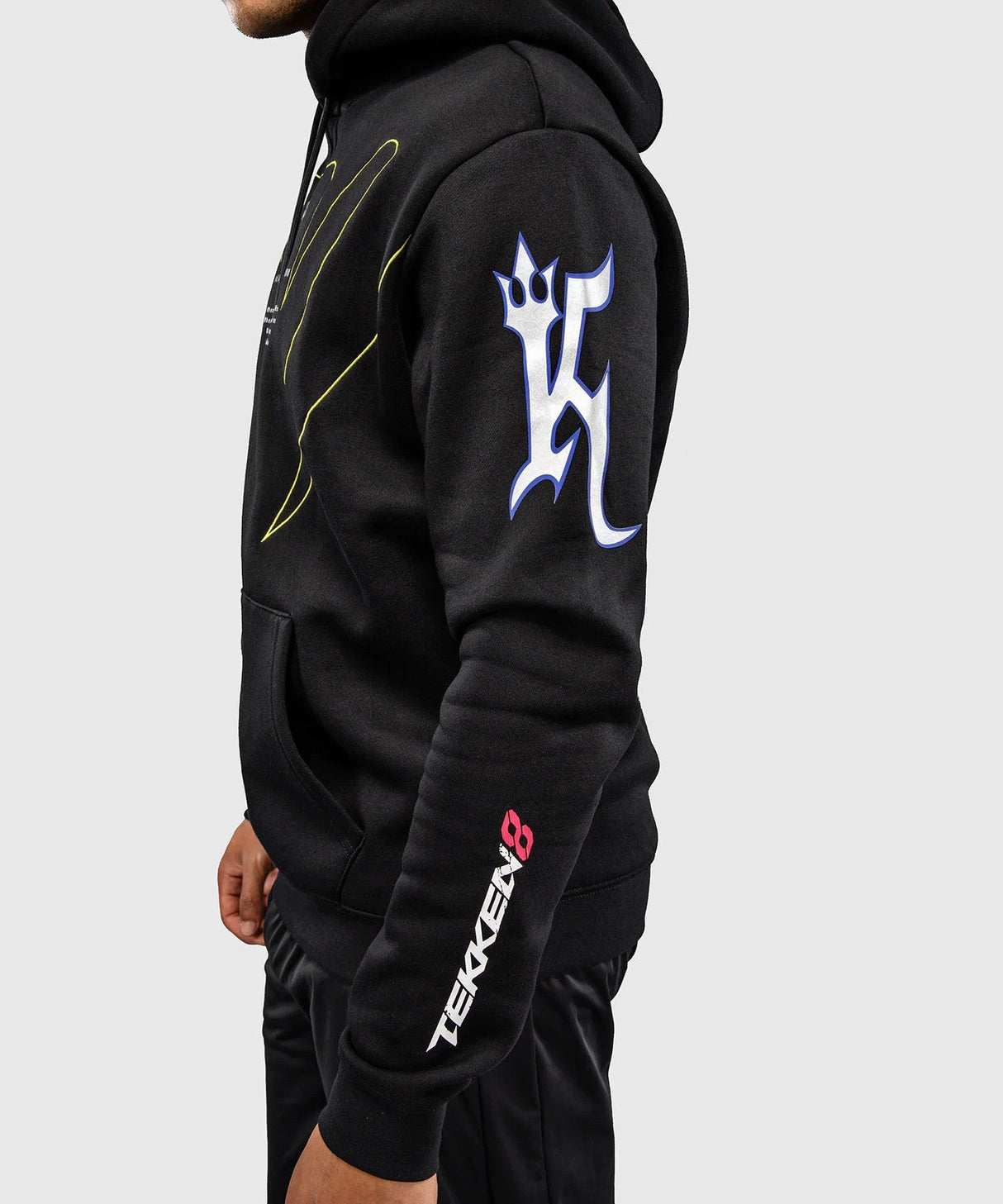 Venum x TEKKEN 8 Hoodie – Schwarz/Gelb – VENUM-06216-111