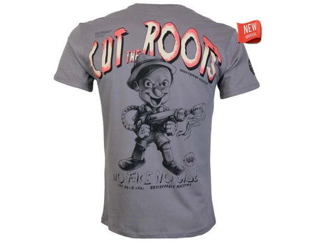 Yakuza Premium men's T-shirt – grey/purple, YPS-4012