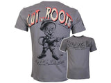 Yakuza Premium men's T-shirt – grey/purple, YPS-4012