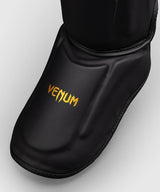 Venum Streamline Shin Guards - Black/Gold, VENUM-06305-126