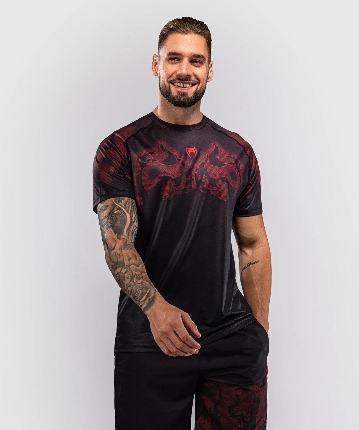 Venum Spectre Dry-Tech T-Shirt – Black/Red, VENUM-06308-100
