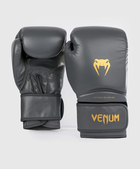 Venum Contender 1.5 Boxing Gloves – Grey/Gold
