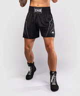 Venum Streamline Boxing Shorts – Black/White, VENUM-06301-108