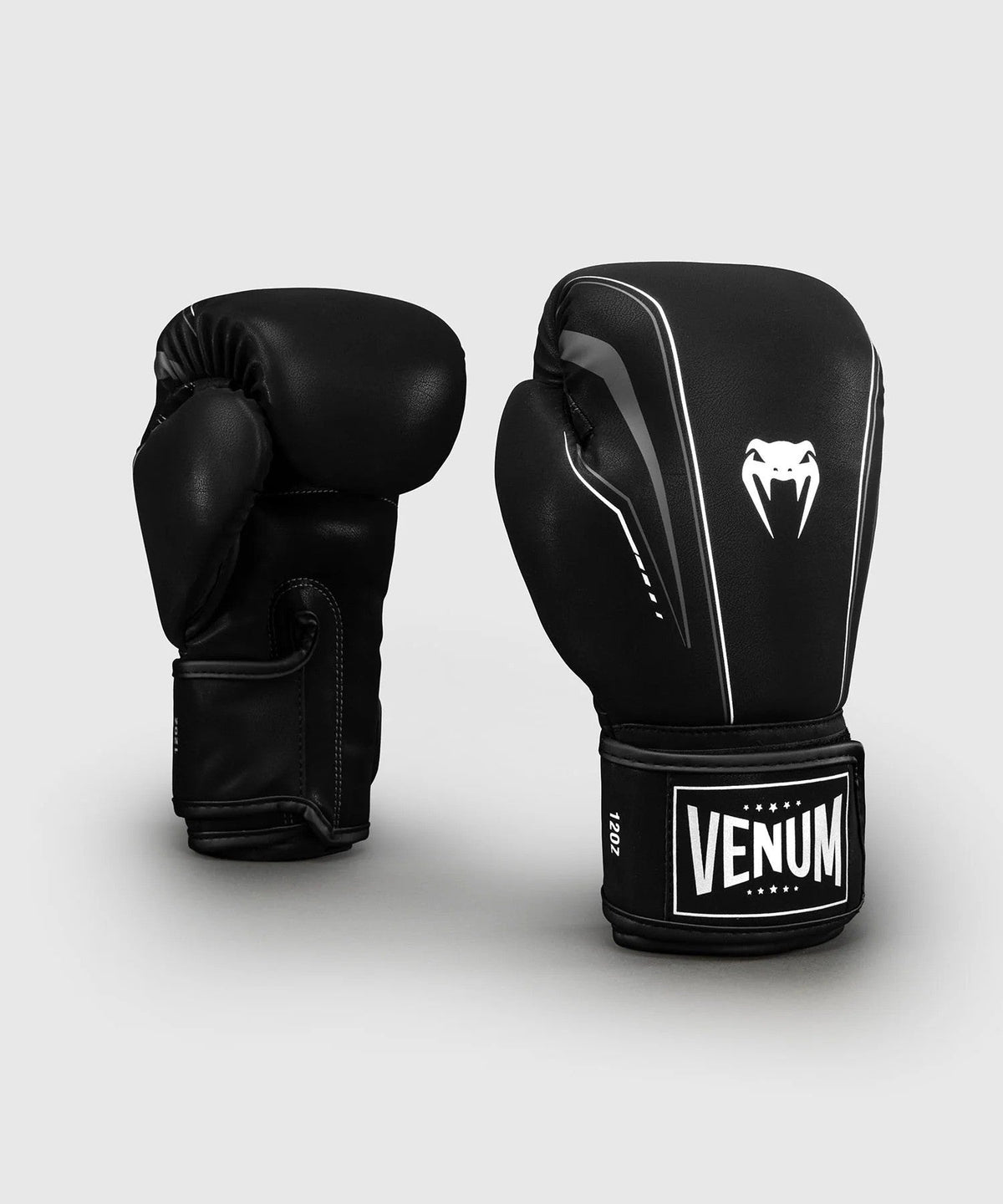 Venum Streamline Boxing Gloves – Black/White, VENUM-06304-108