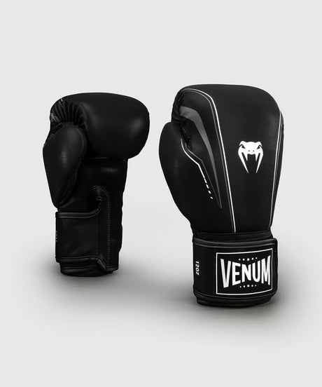 Venum Streamline Boxing Gloves – Black/White, VENUM-06304-108
