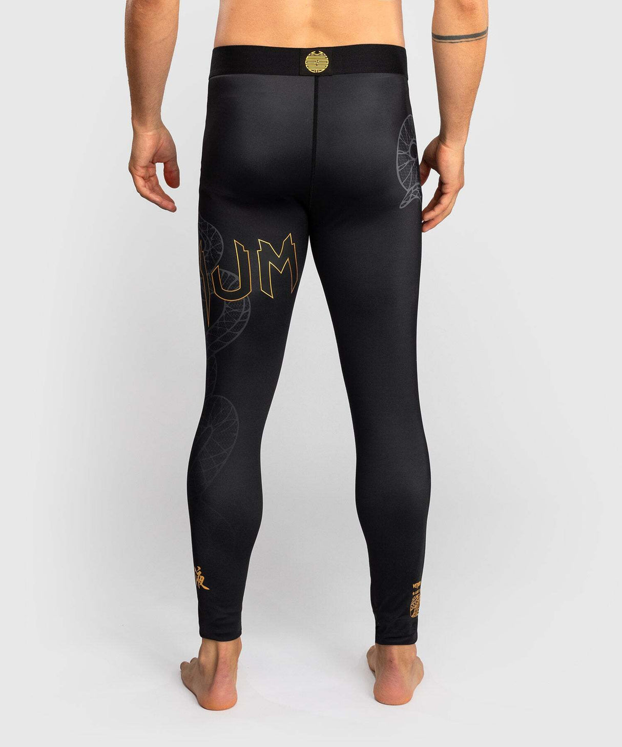 Venum Serpenti Herren-Kompressionsleggings – Schwarz/Gold, VENUM-05752-109