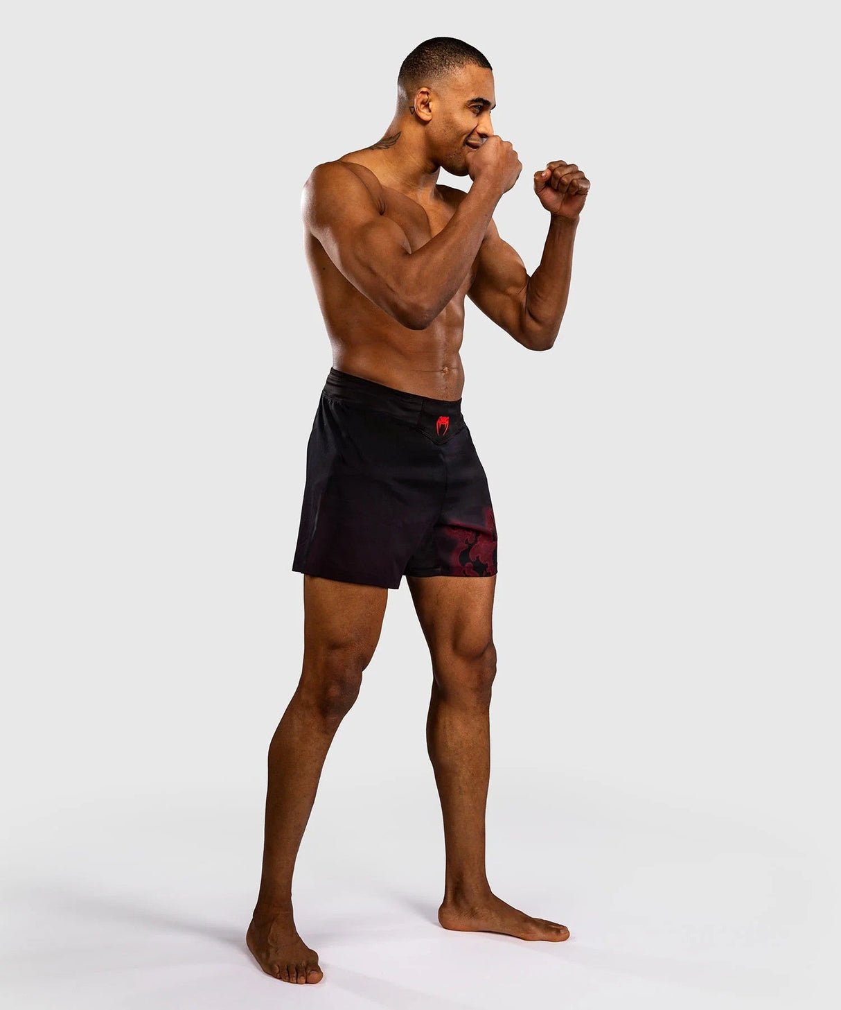 Venum Spectre Fight Shorts - Black/Red, VENUM-06309-100