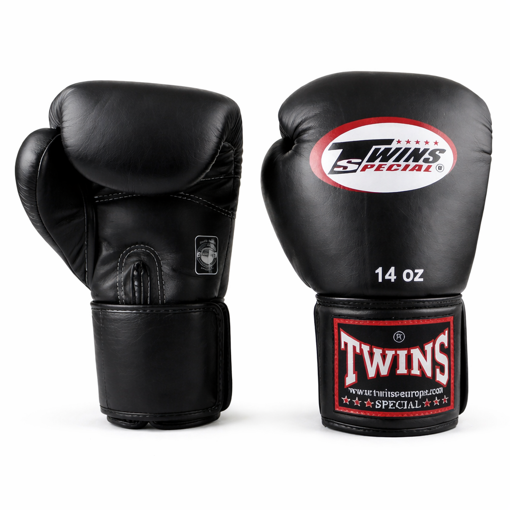 Guantes de boxeo Twins Special - negros, BGVF - view-1