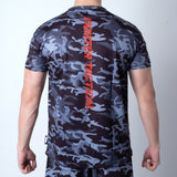 Training T-Shirt Fighter Tactical - camo - red, FKMTS-0203