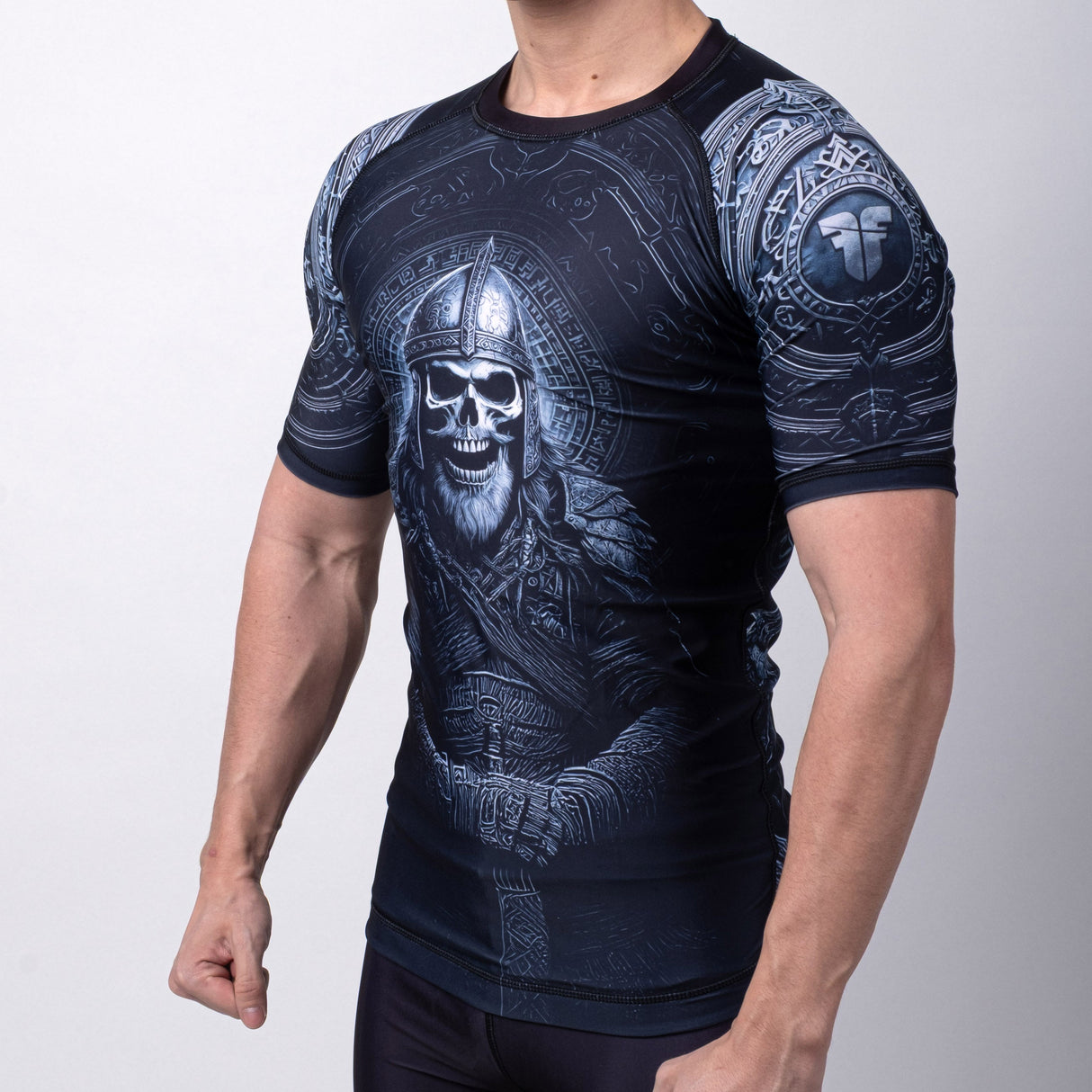 Short sleeve Rash Guard Fighter - Knight, RSG-KNG-SS-01