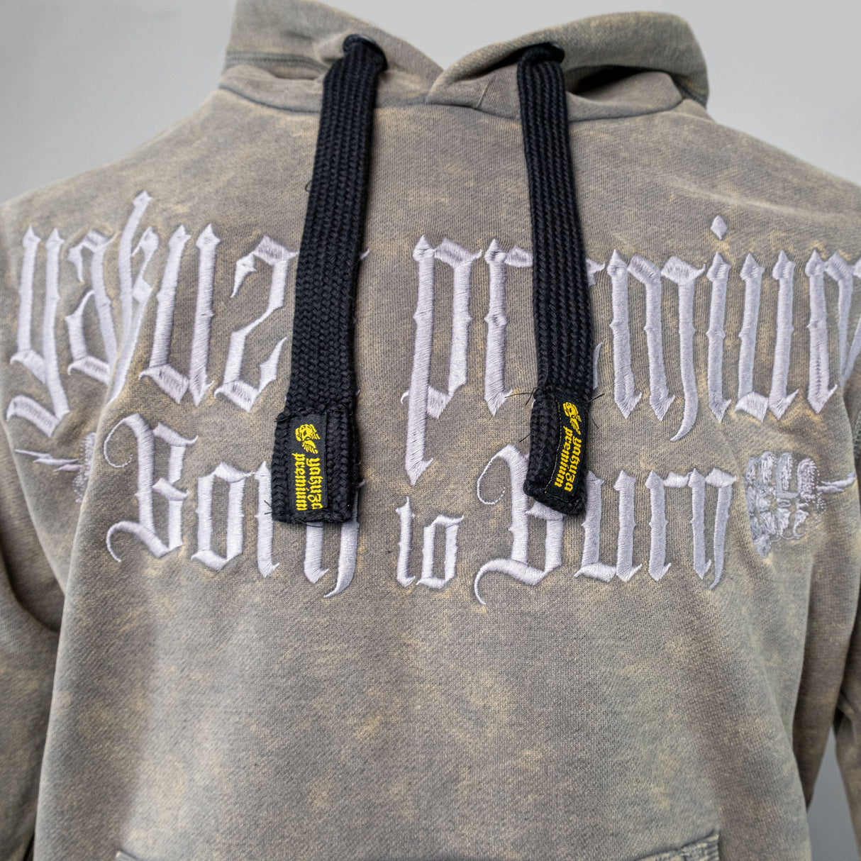 Yakuza Premium Hoodie - olivgrau, 3723G
