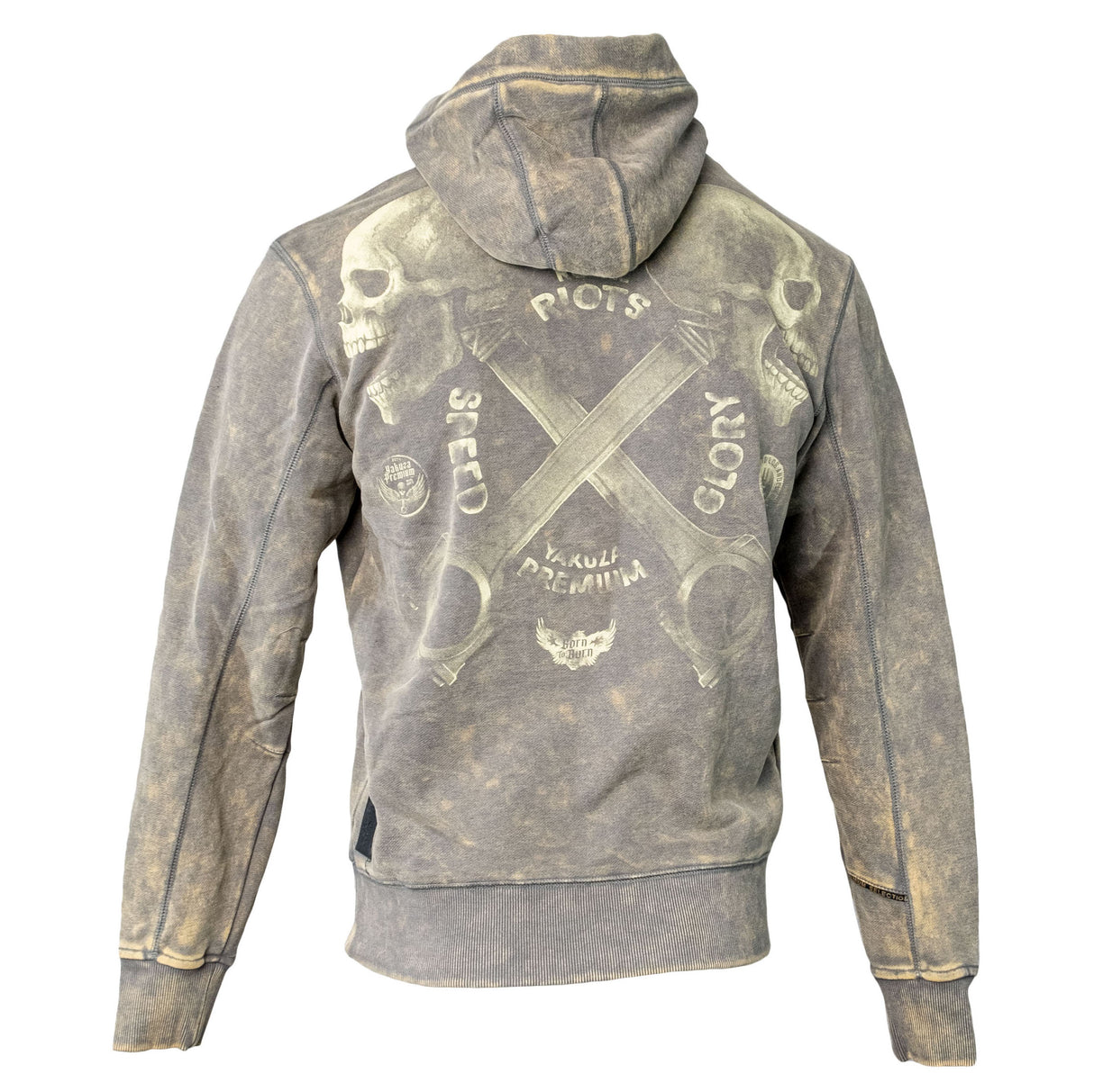 Yakuza Premium Hoodie - olivgrau, 3723G