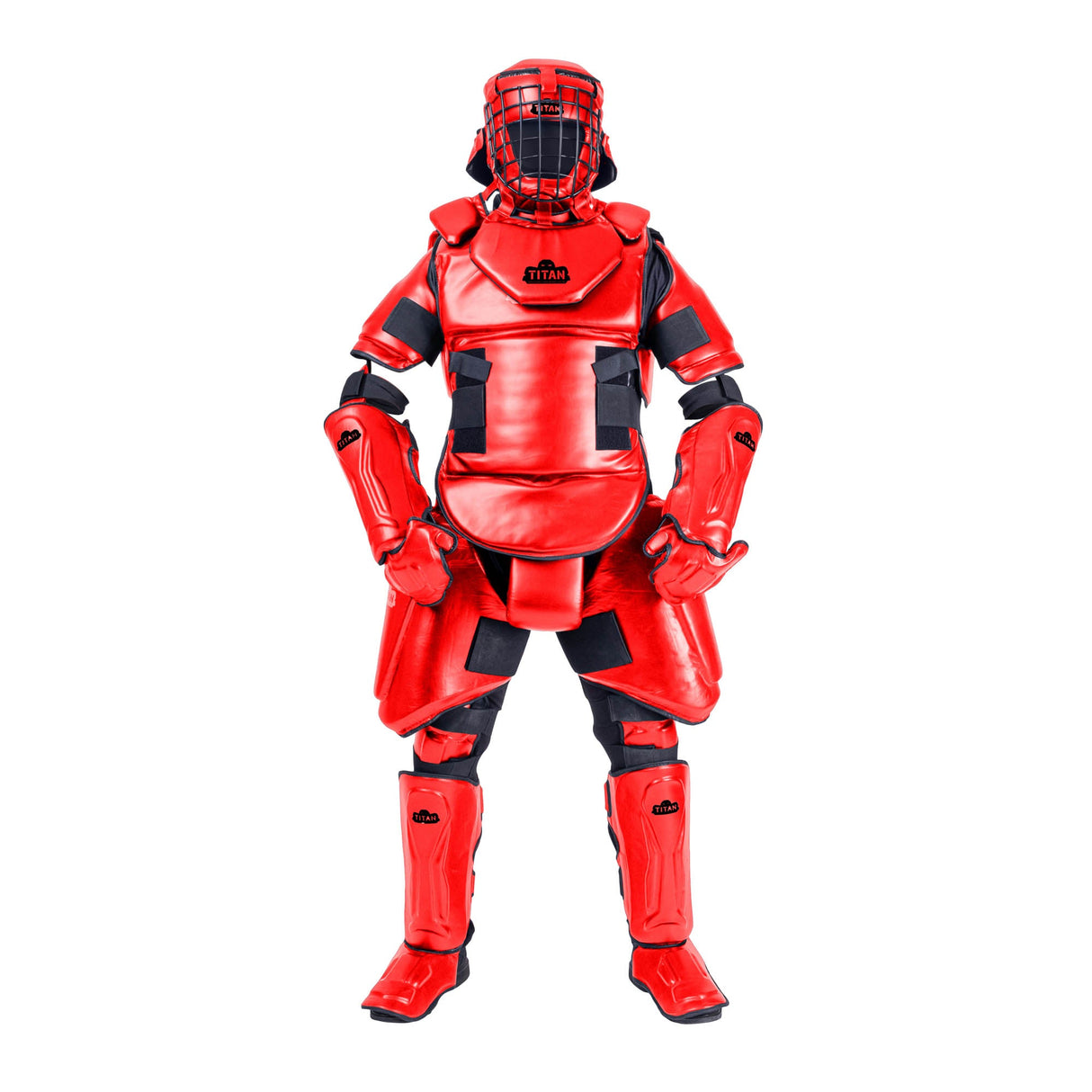 Titan - Ochranný Oblek Pro Výcvik Policie A Vojska, červená