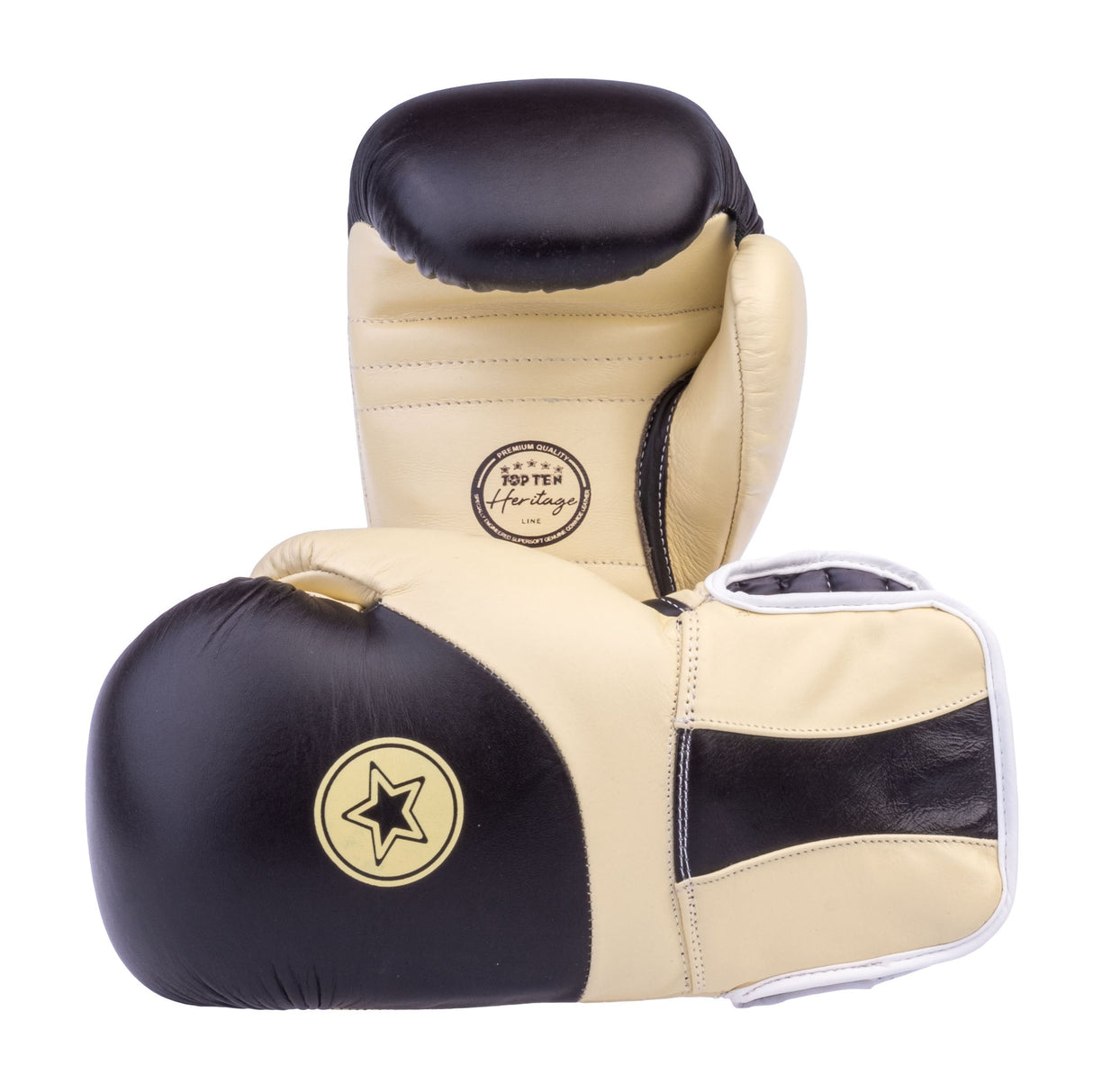 Sparring gloves for trainers "Heritage" – vintage brown, 1146-8