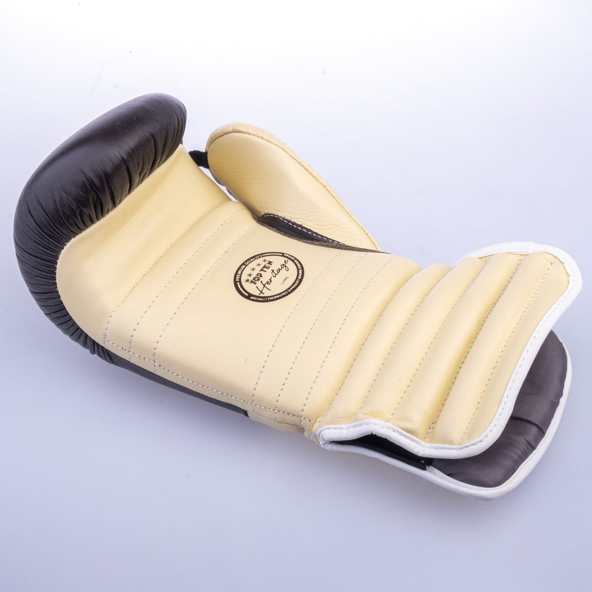 Sparring gloves for trainers "Heritage" – vintage brown, 1146-8