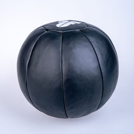 Fighter Leather Medicine Ball - black, FMDCB-02