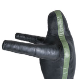 Figurína - Panák - Dvounohá, Černá / Zelená, 0127p2n-Blk