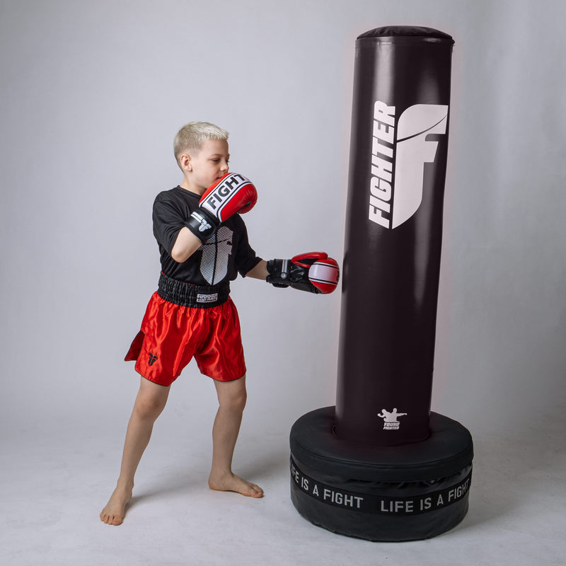 Fighter Free-Standing Boxing Bag YOUNG - black/white