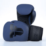Fighter Boxhandschuhe SPLIT Stripes - blau/schwarz